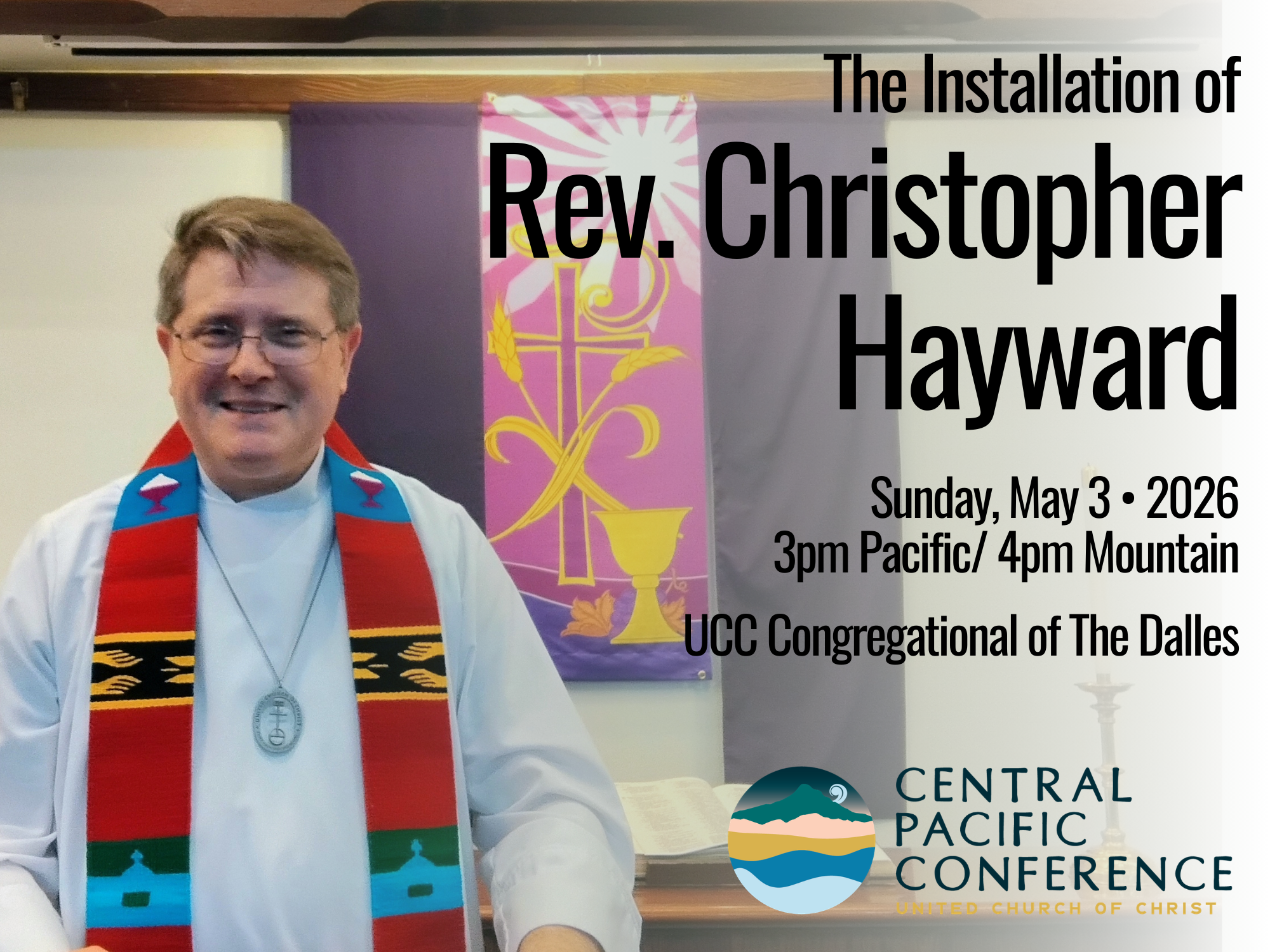 The Installation of Rev. Christopher Hayward