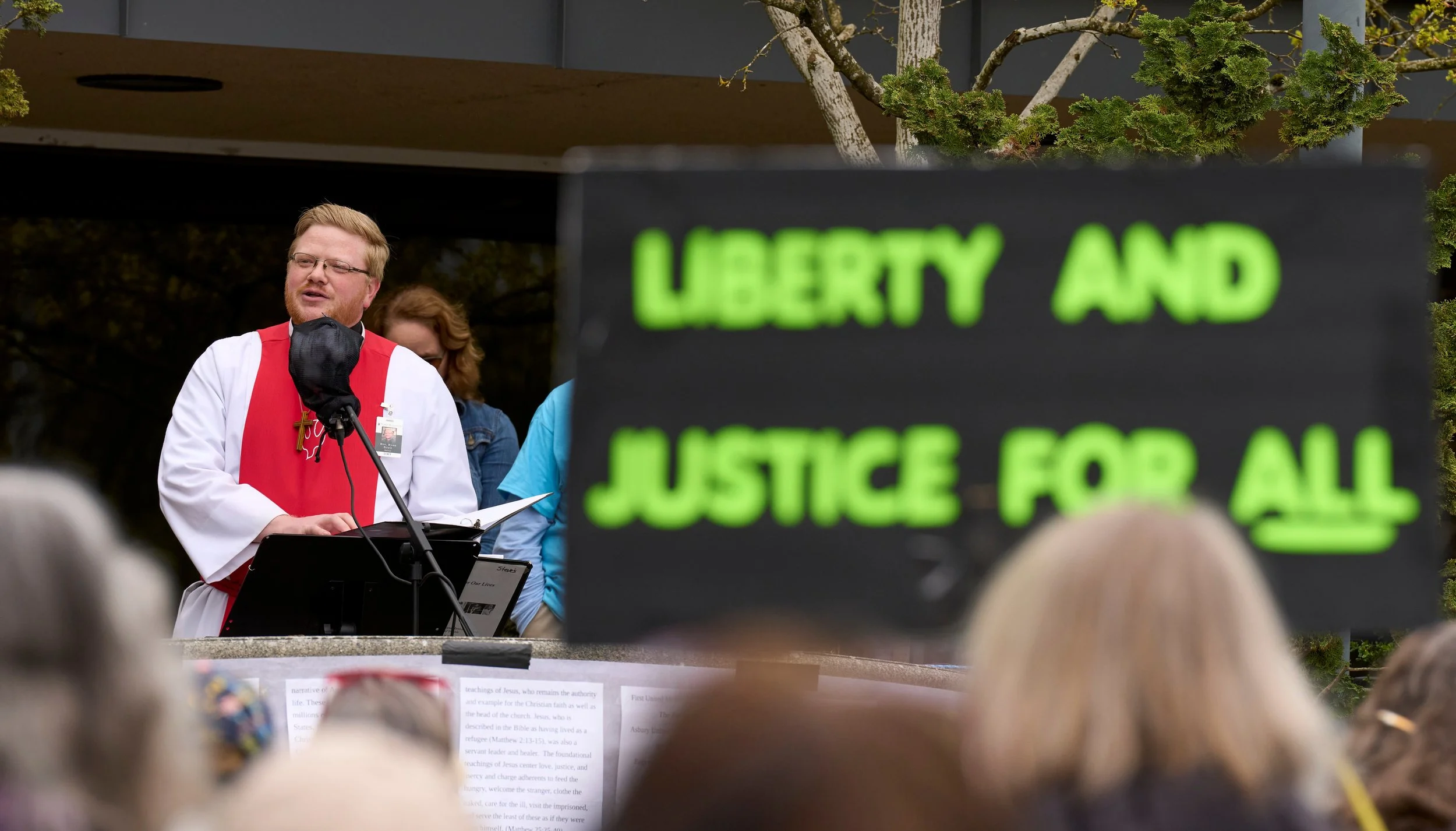 Pictures from the Palm Sunday Action in Eugene