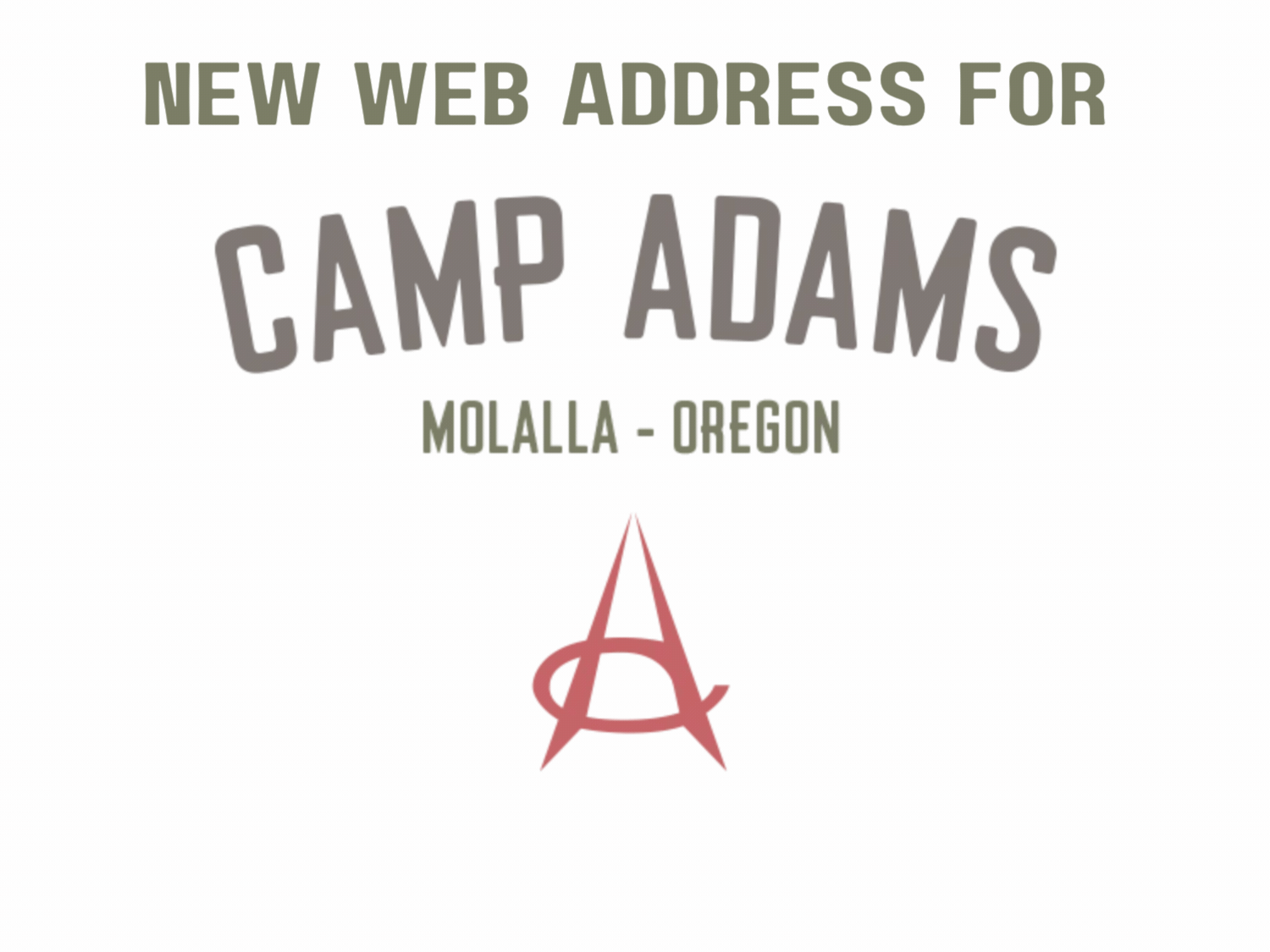 Camp Adams Has a New Web Address!