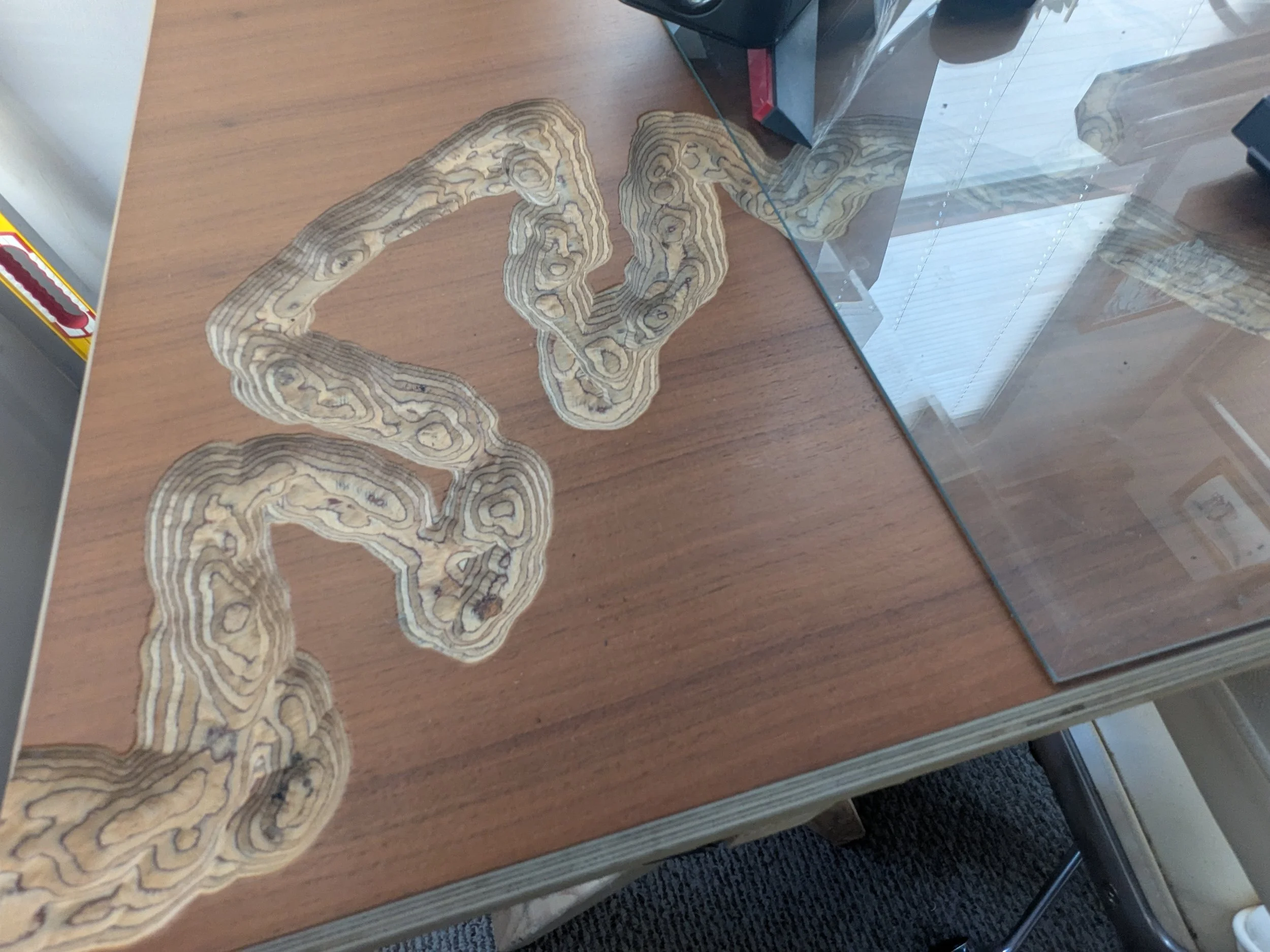 Desk detail
