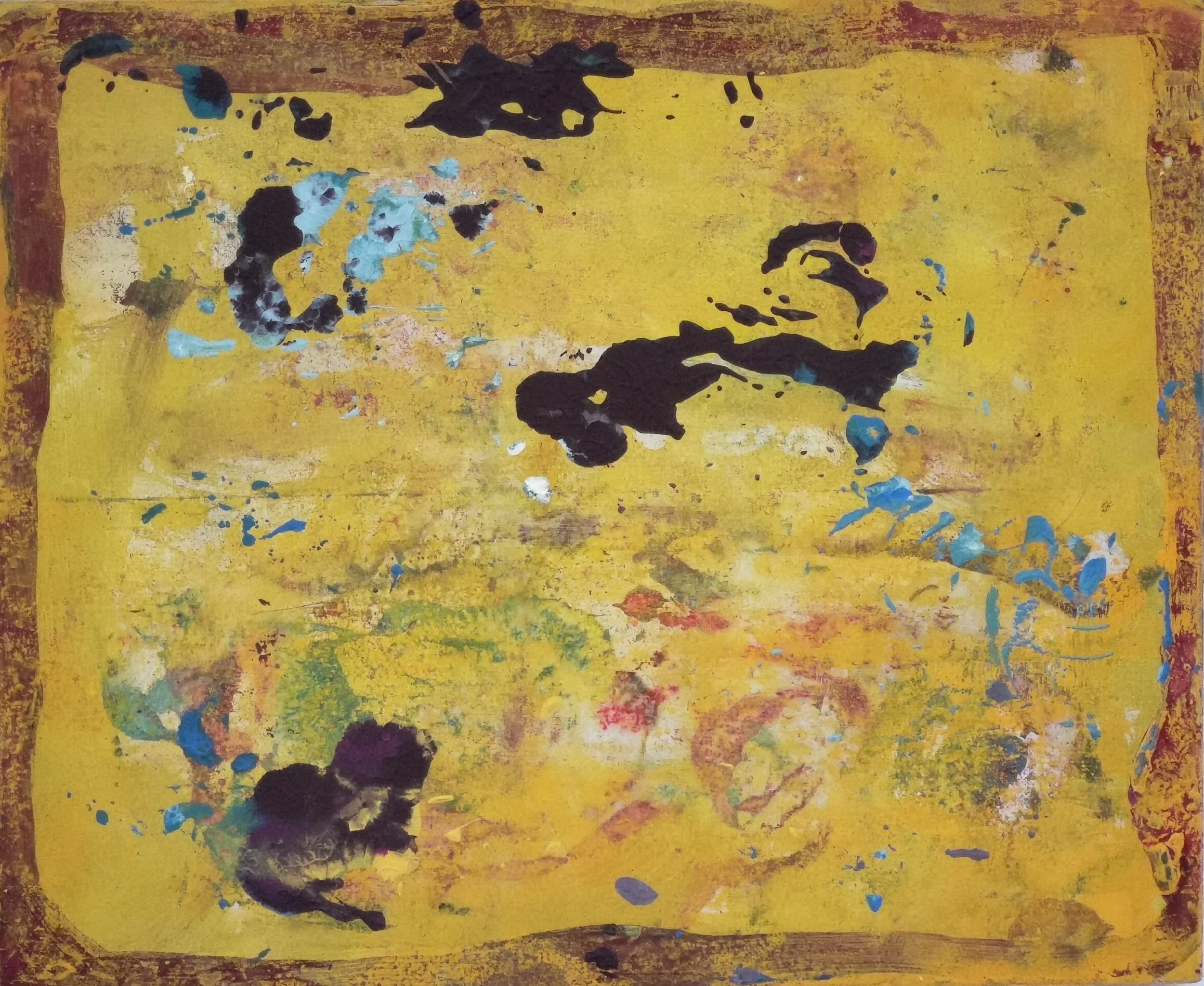 "Where ?", 24cmx29cm, gouache on panel