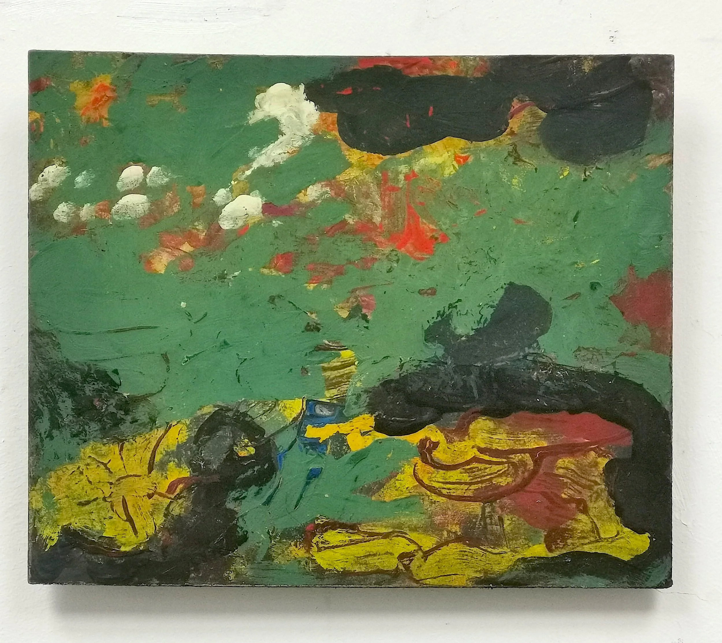 "Hommage", 24cmx29cm, gouache on panel