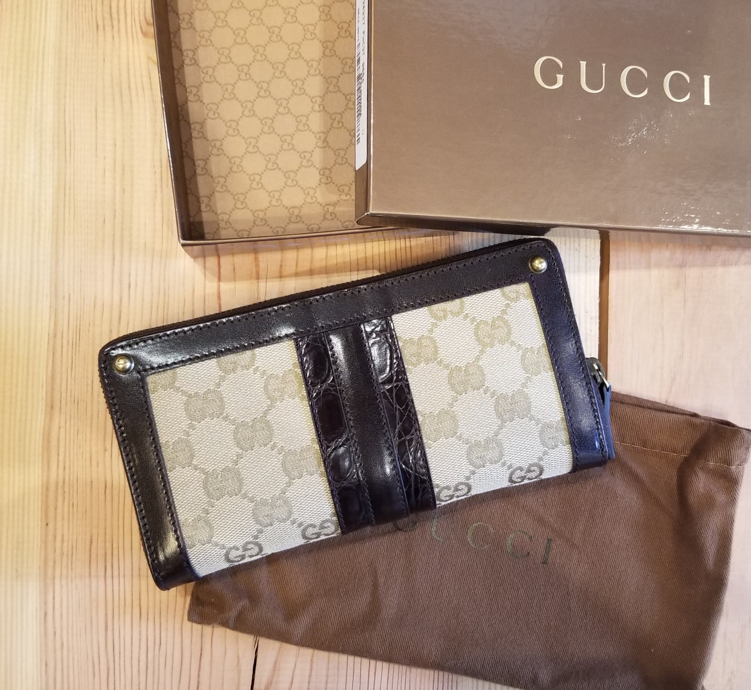 Gucci, Bags, Auth Vintage Gucci Walletclutch