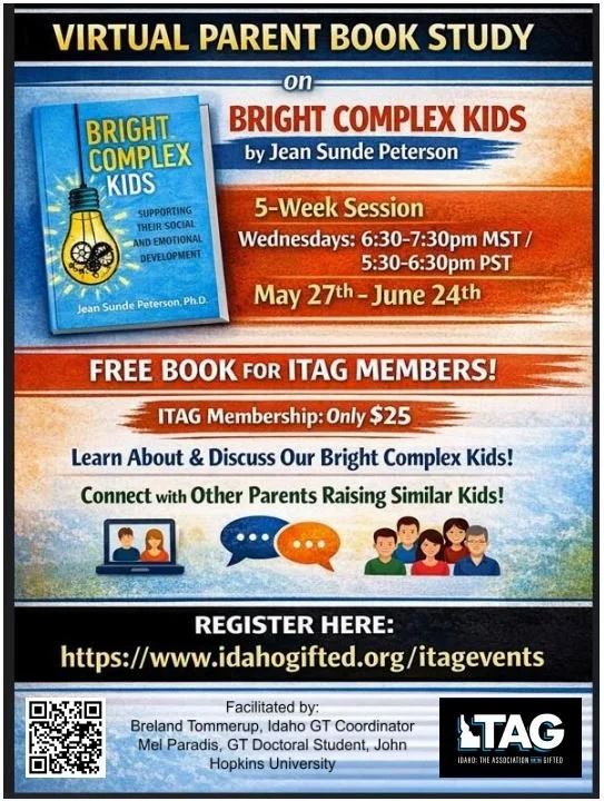 Parenting Bright Complex Kids- A Virtual Book Study