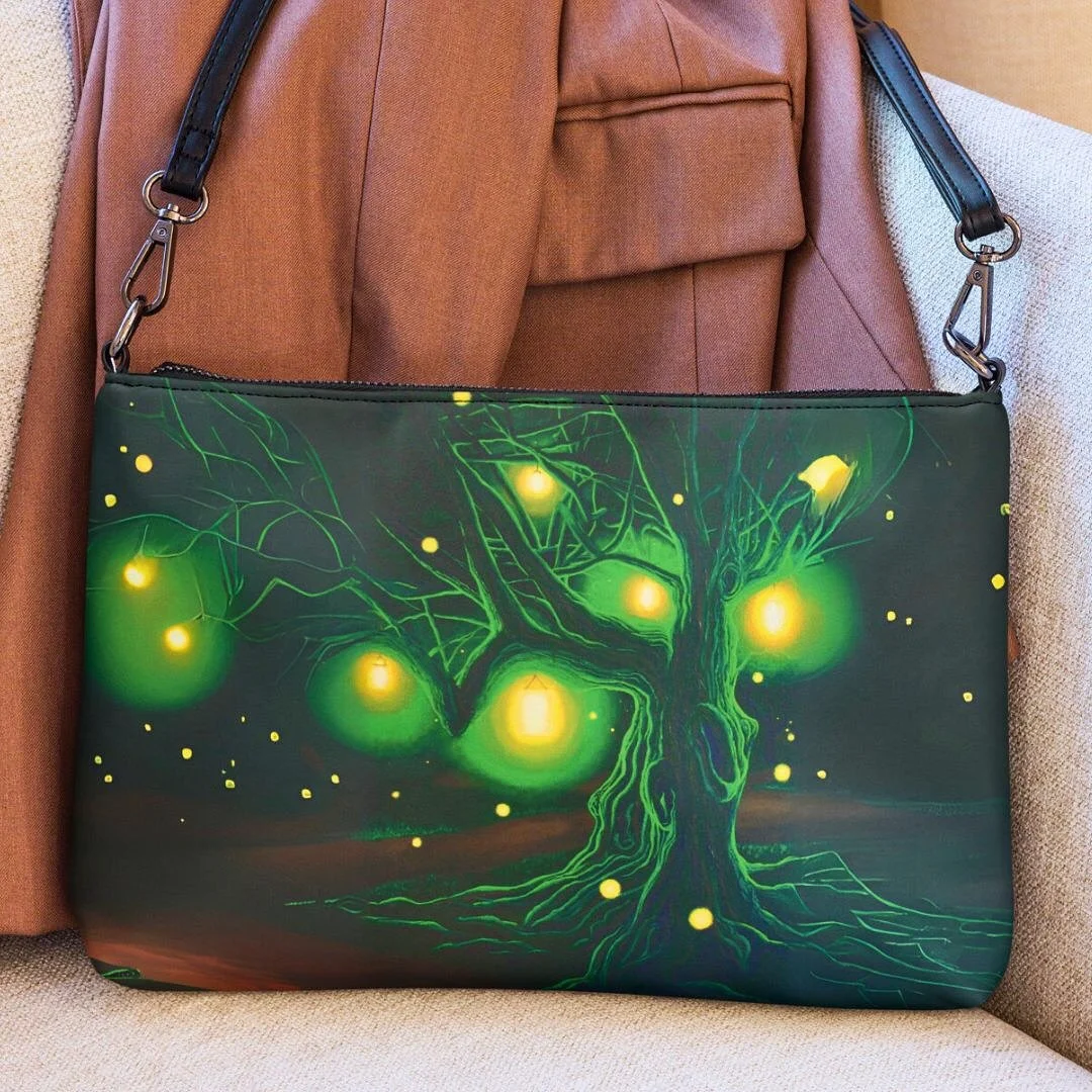 💚 &ldquo;Where Do You Find Your Light?&rdquo; Crossbody Bag

Now Only $32 at my shop!

Bring warmth &amp; light into these dark winter months with my versatile crossbody bag! Made from premium faux leather and featuring dark gray hardware, this perf