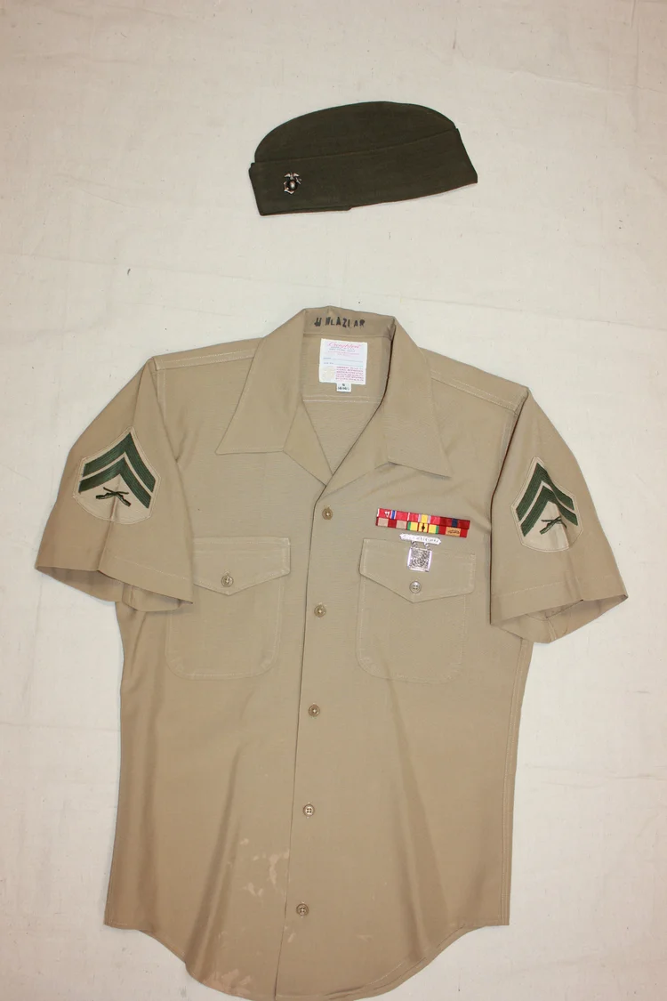 トップス U.S. MARINE CORPS 60s USMC 60s Vintage USMC Marines P56 Utility Shirt - Medium – Omega