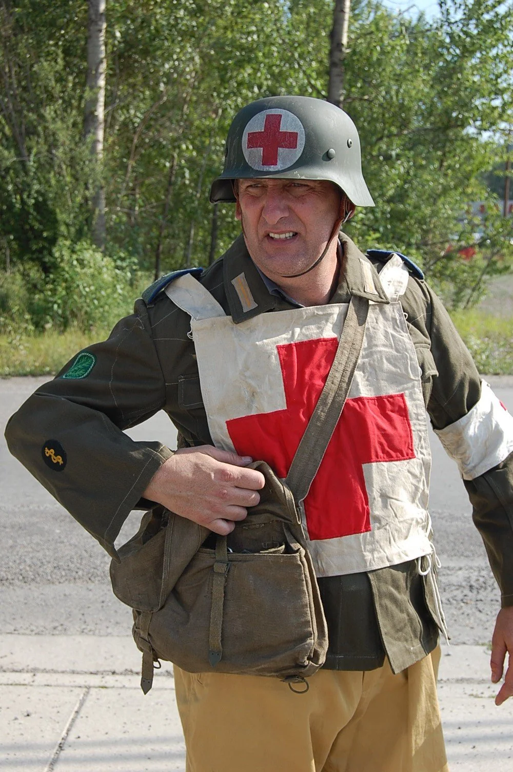 tambur gheaţă inoxidabil ww2 german medic uniform Strâmtoarea Bering