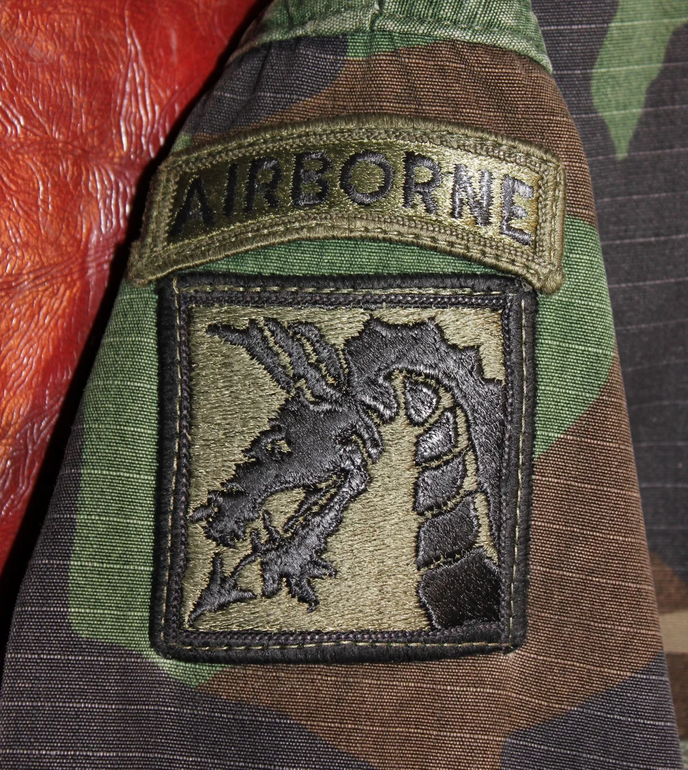 35th ADA Brigade 1980's woodland camo. Cmd.Sgt (24).JPG
