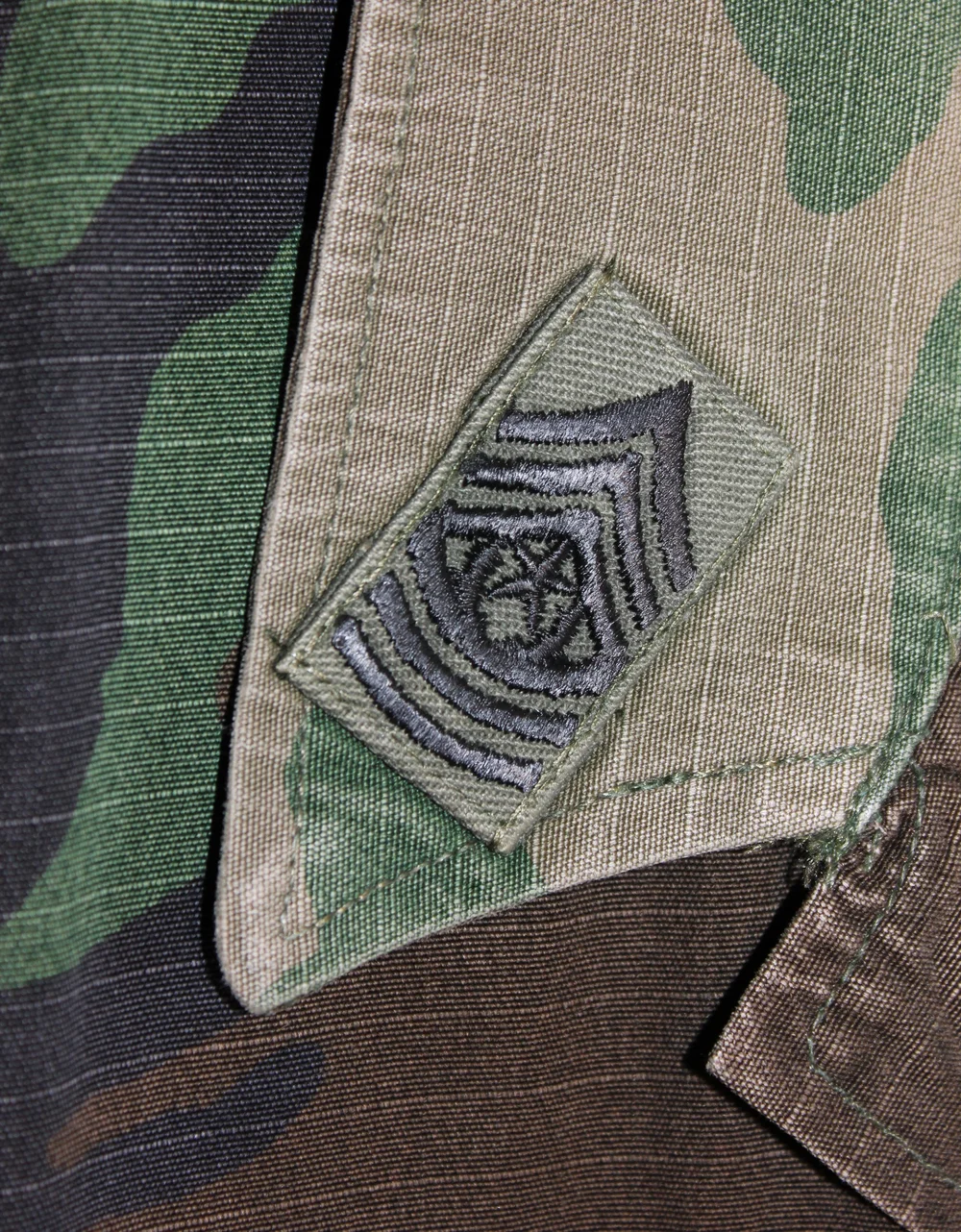 35th ADA Brigade 1980's woodland camo. Cmd.Sgt (25).JPG