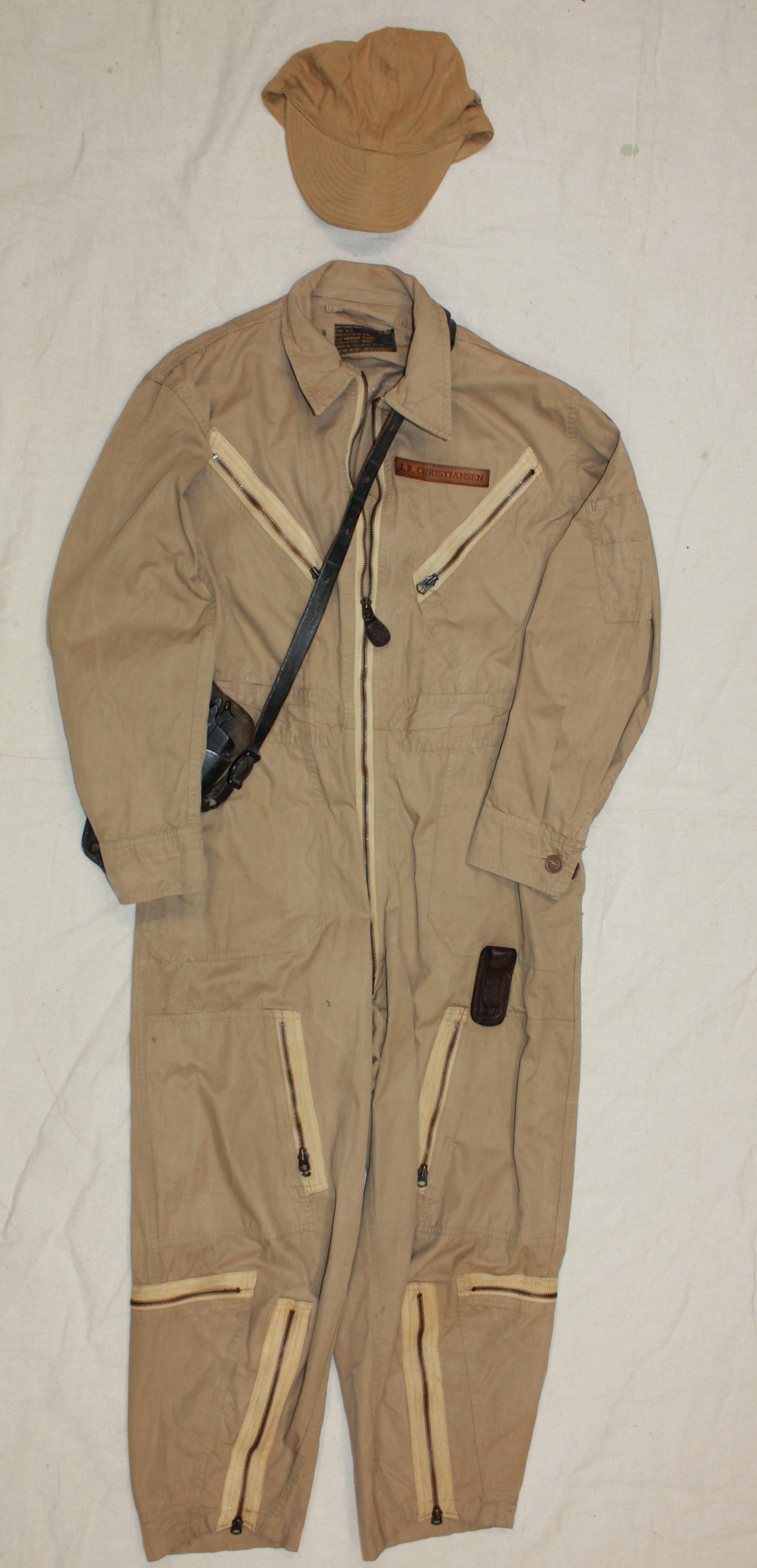 AAF Pilot, leight weight-khaki flight suit (4).JPG