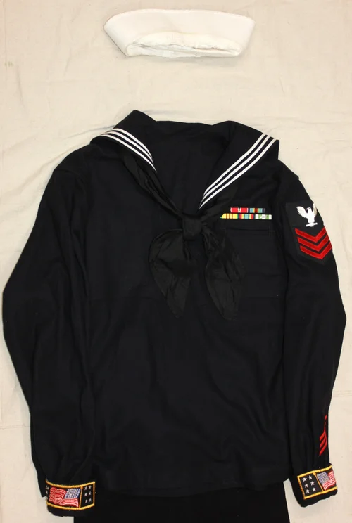 U.S. Blue Water Navy 1960s - 70s Dress Uniform:  The Military Mark