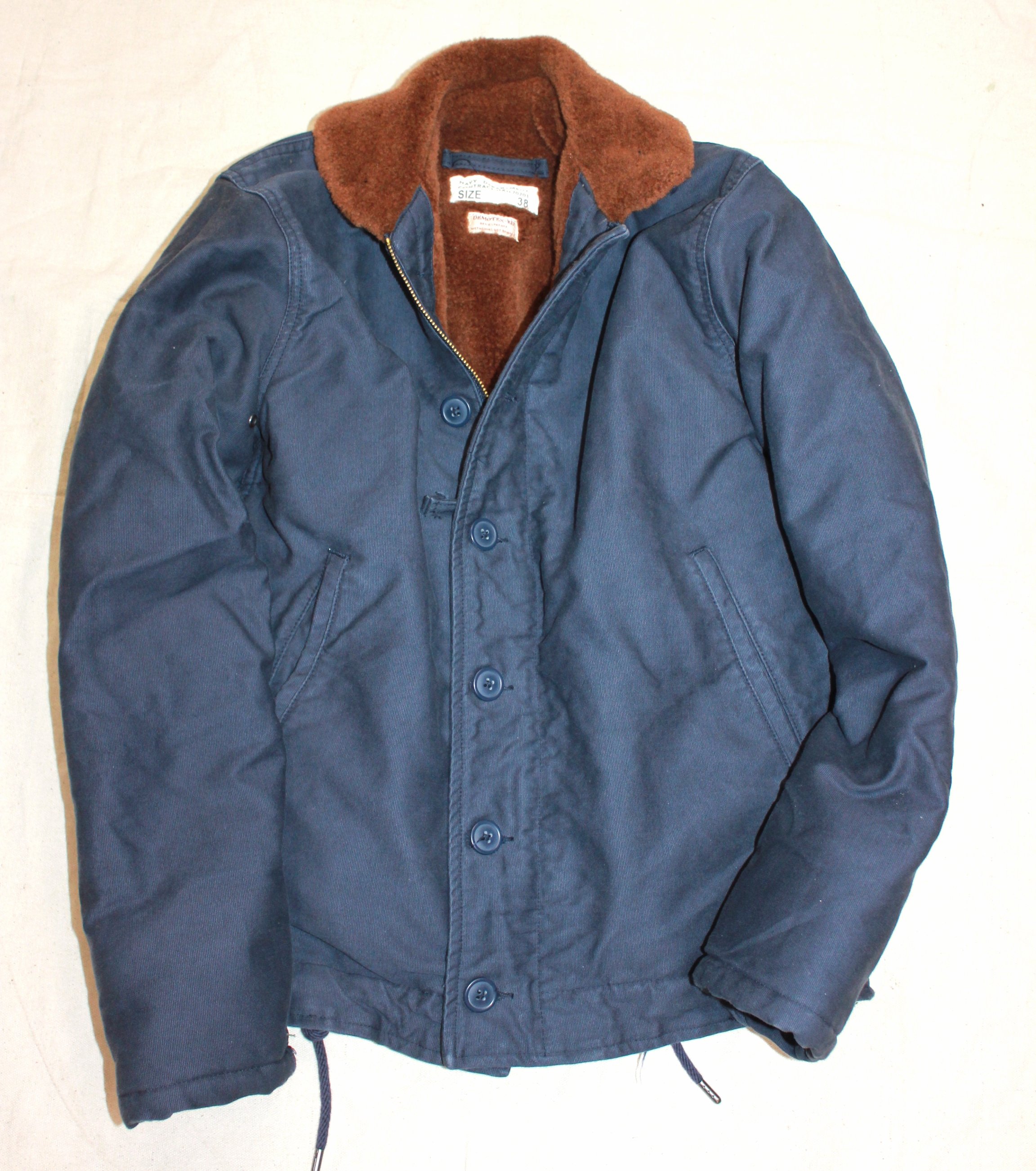 Navy  'Gunner' blue P-2 jacket (9).JPG