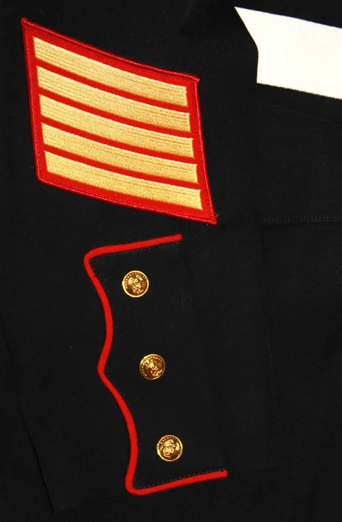 Marine, Regular Dress Uniform:  The Military Mark