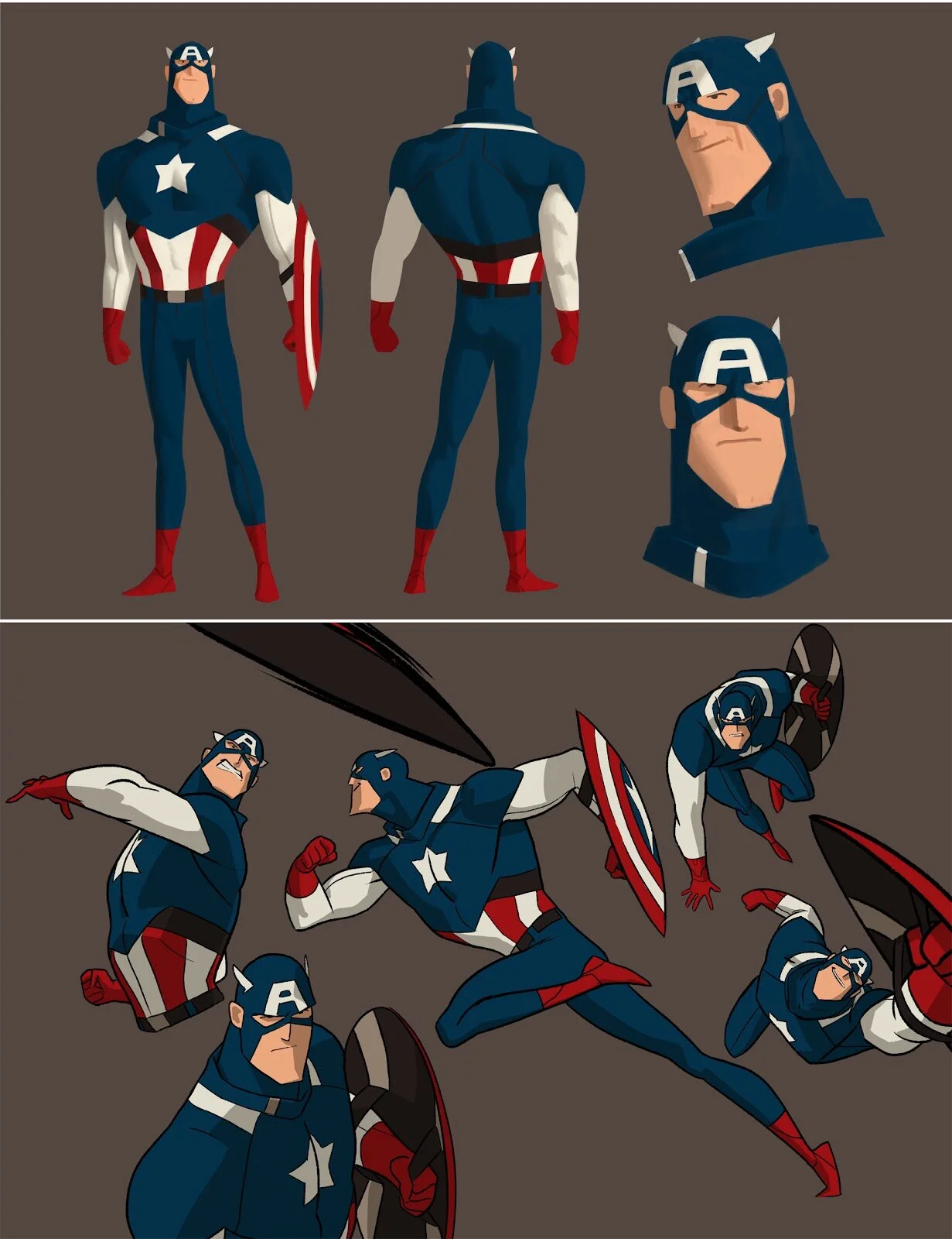 Captain America animated - 2011