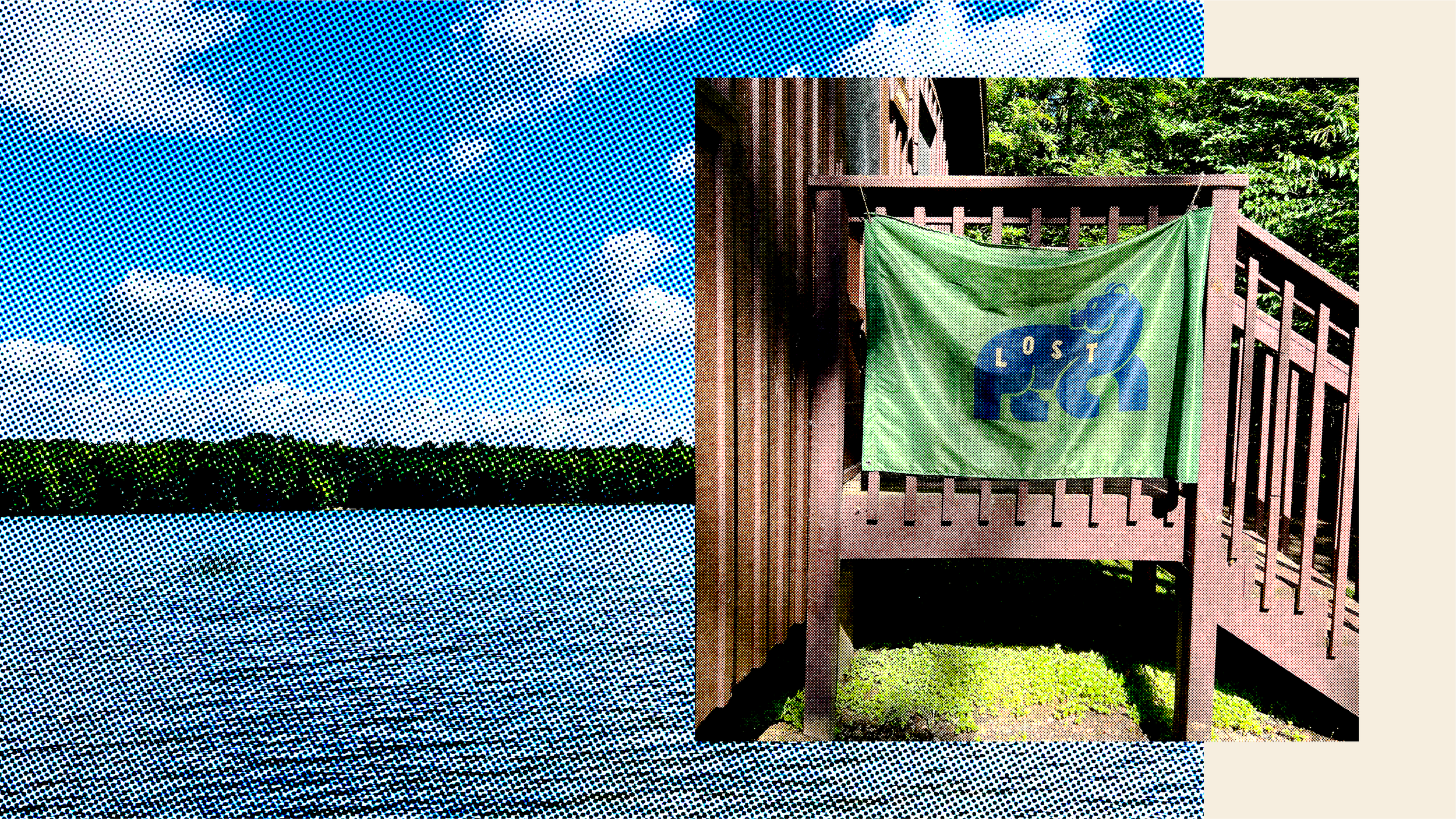 Lost Lake Cabins Logo Design
