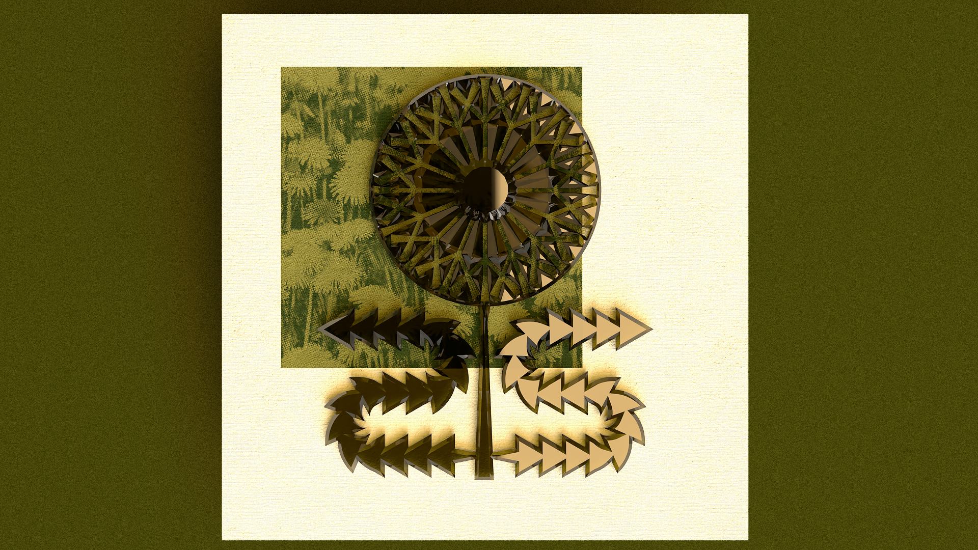 Mild Tiger Dandelion Wine Packaging Graphic Detail
