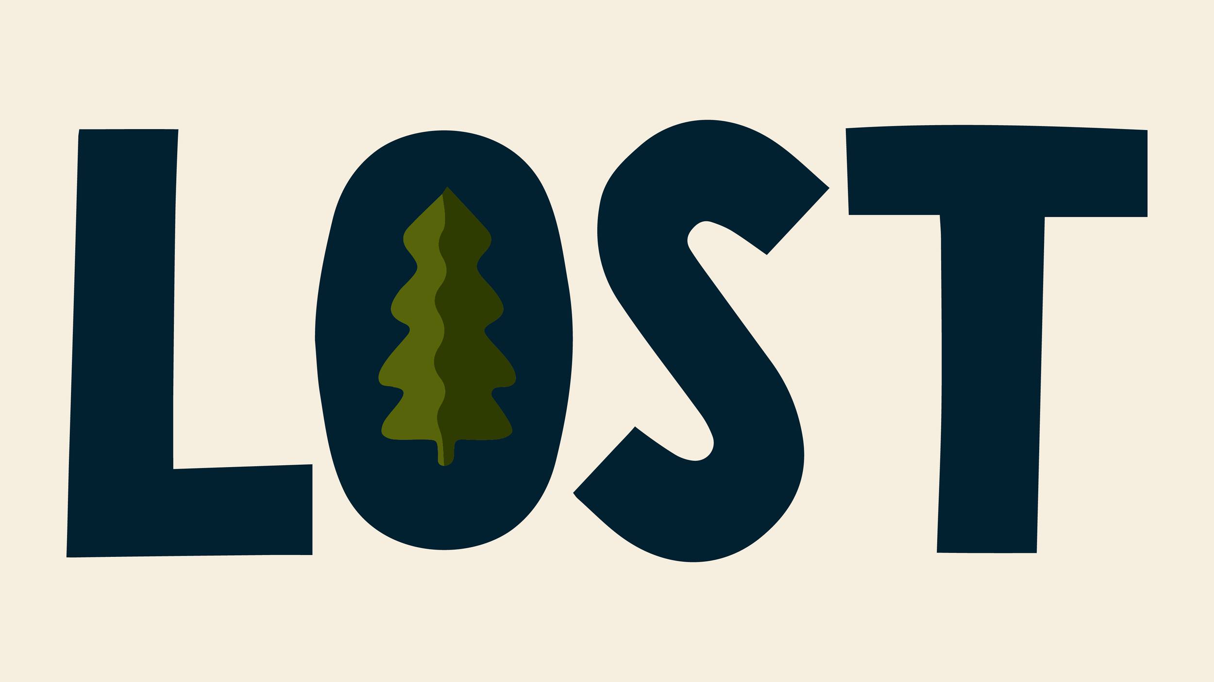 Lost Lake Cabins Logo Design