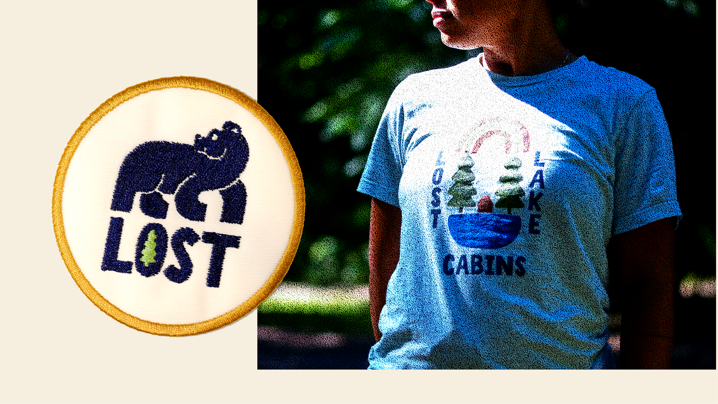 Lost Lake Cabins Logo Design