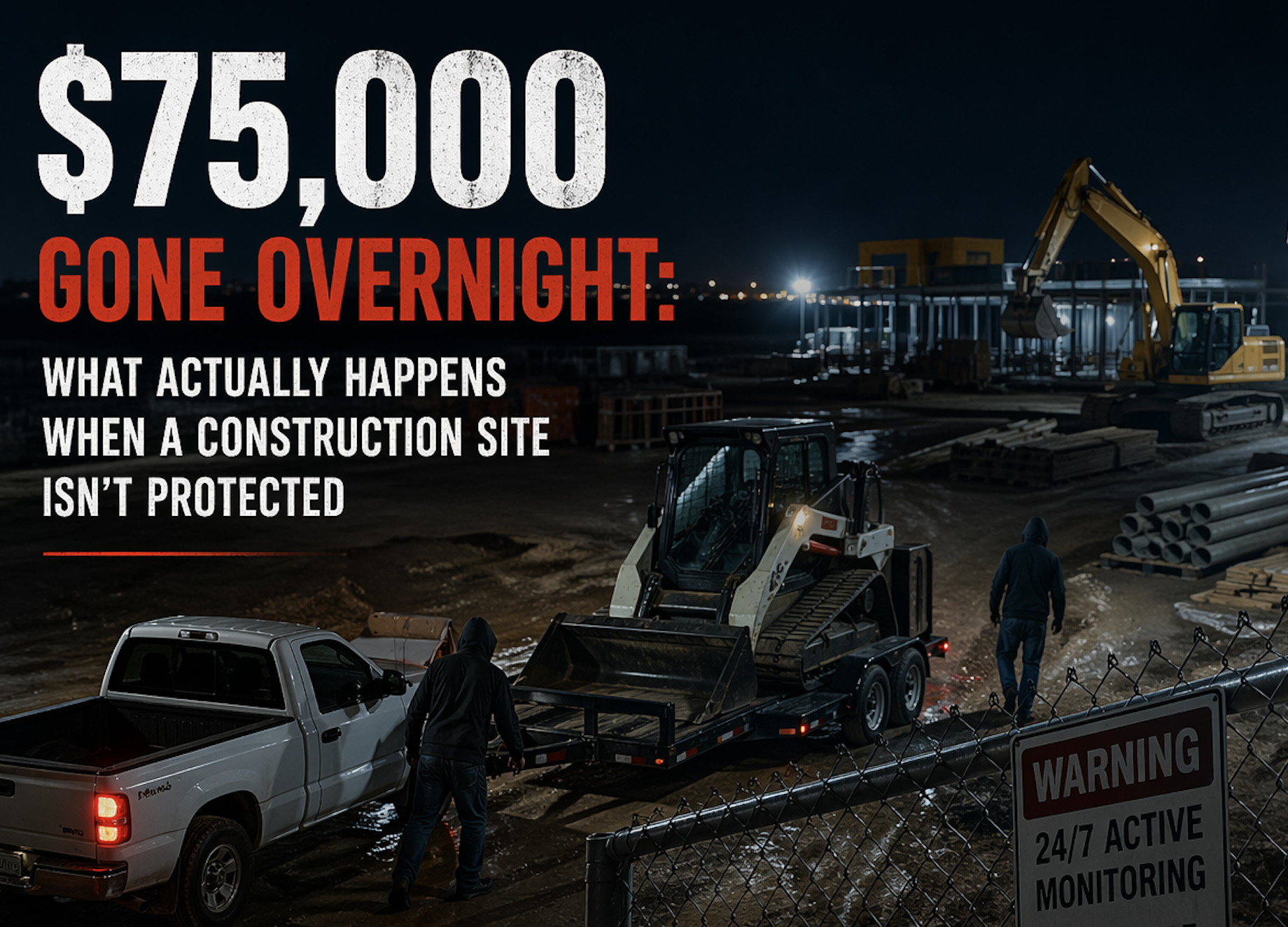 $75,000 Gone Overnight: What Actually Happens When a Construction Site Isn’t Protected