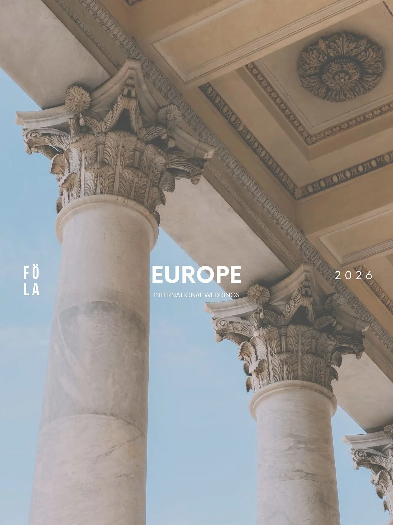 EUROPE 2026. 

Our 2026 European season is taking us to the dreamiest destinations &amp; venues across Italy, Paris &amp; Spain. 

From timeless Tuscan villas to a romantic grandeur Chateau in Paris &amp; the vibrant charm of the shimmering coastline