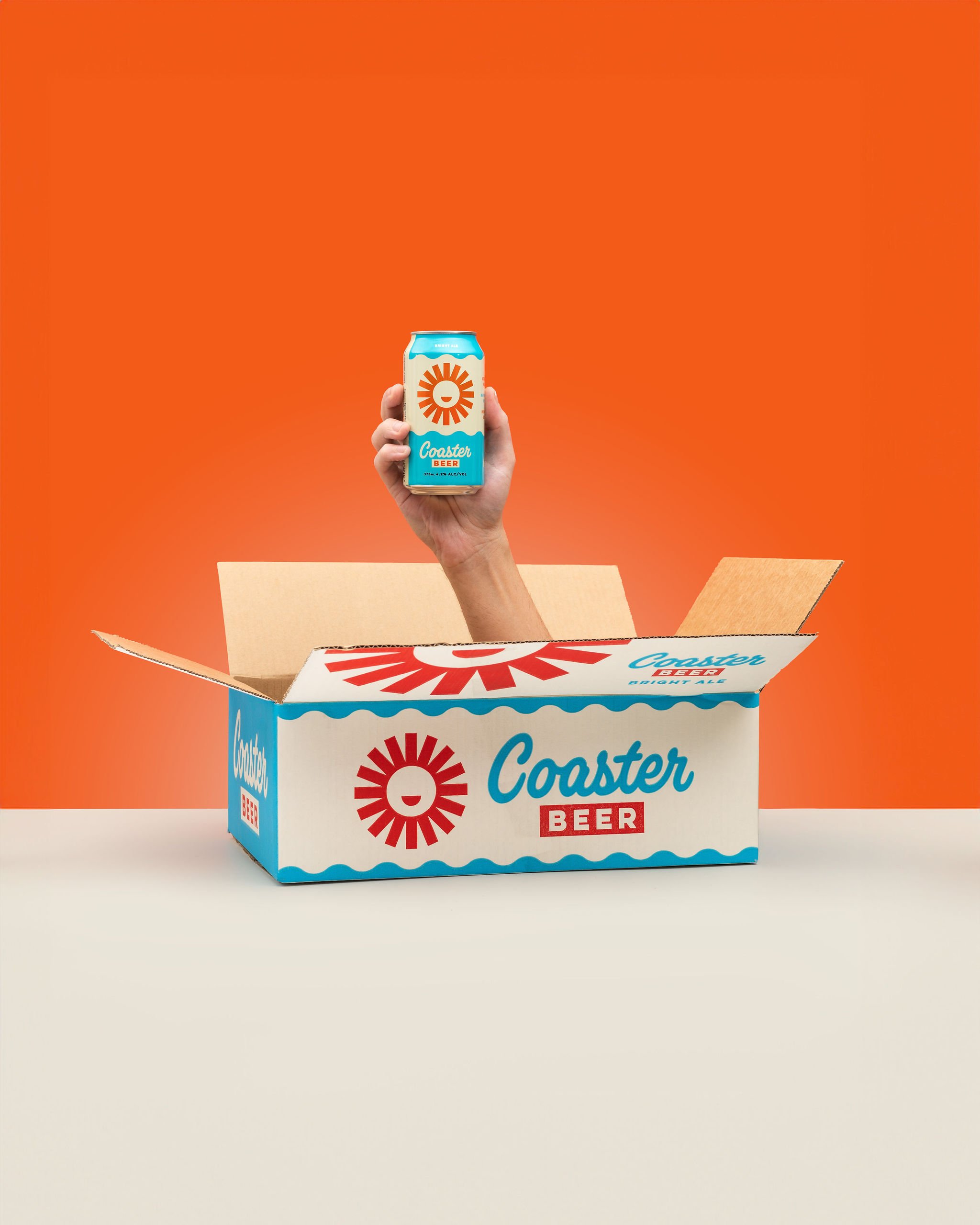 Beer can product photography
