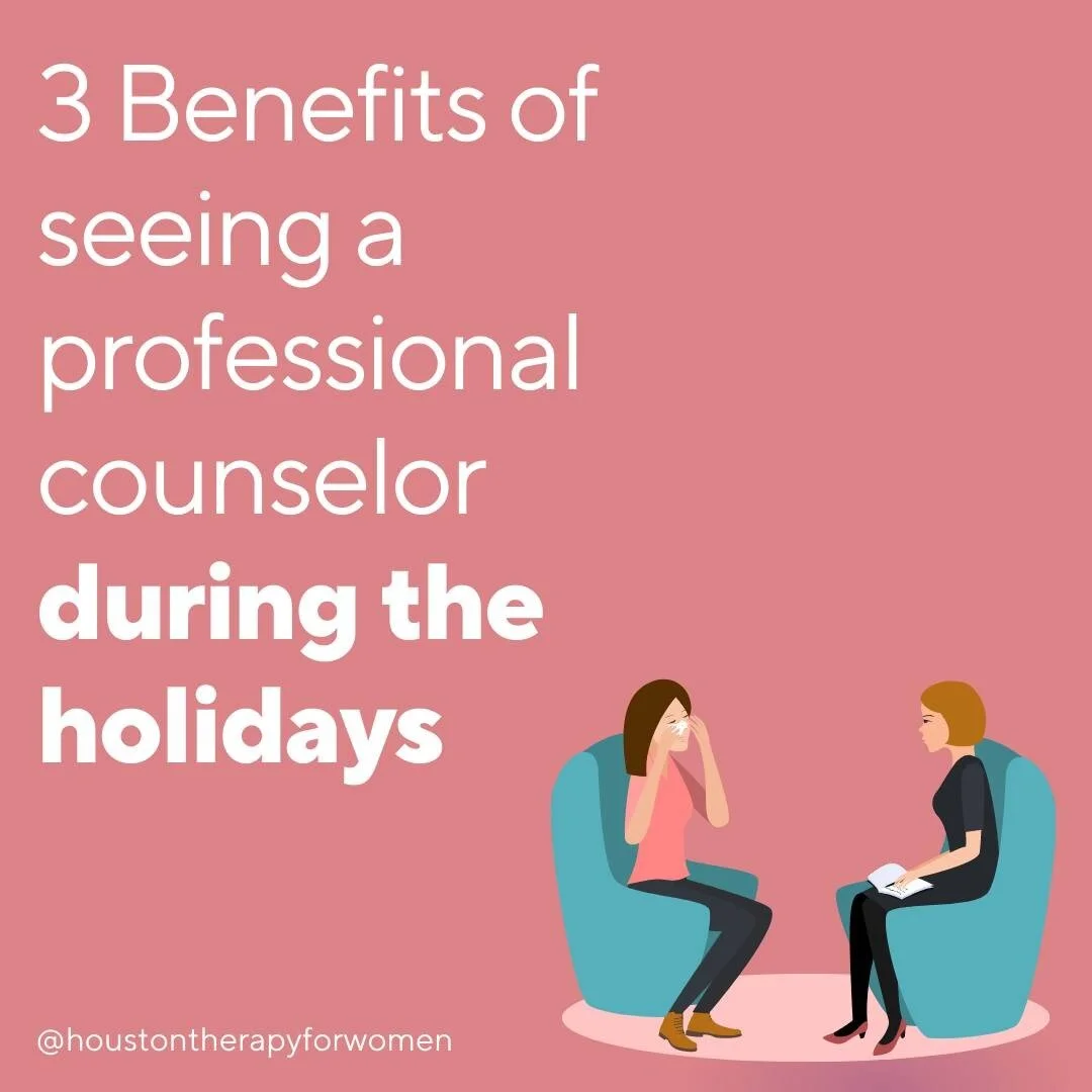 As if Thanksgiving wasn't a reminder that the holidays are finally upon us, we all got the jolt when we started hearing Christmas music on the radio. Still, for some, the holidays are not as joyful as they could be. Therapy can be a great place to pr