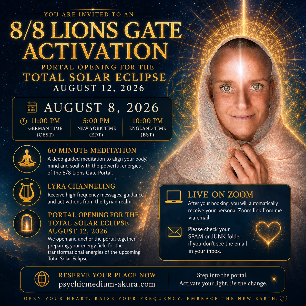 ✨8/8 LIONS GATE DNA ACTIVATION✨