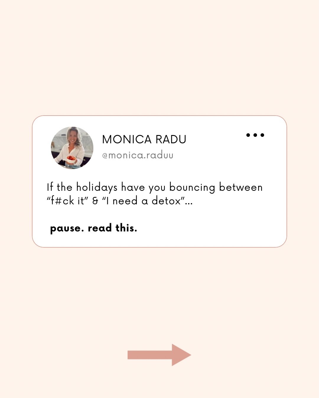 The holidays are meant to be enjoyed&hellip;

But do it without the all-or-nothing spiral. 
SAVE this so a few indulgent days don&rsquo;t spill into weeks of chaos 🙌🏻