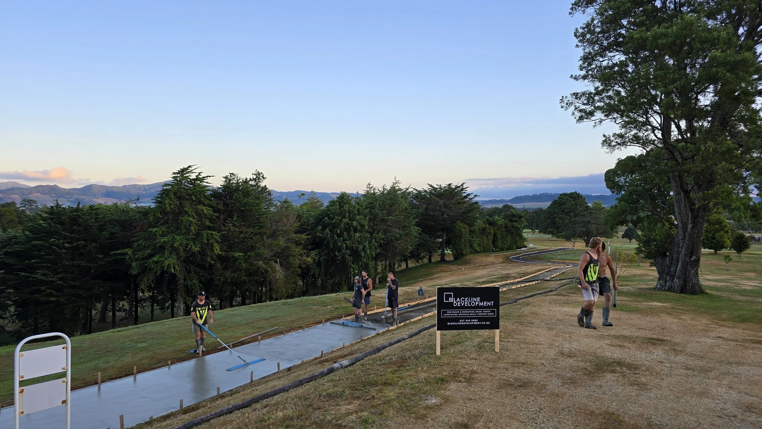 concrete driveway Waihi