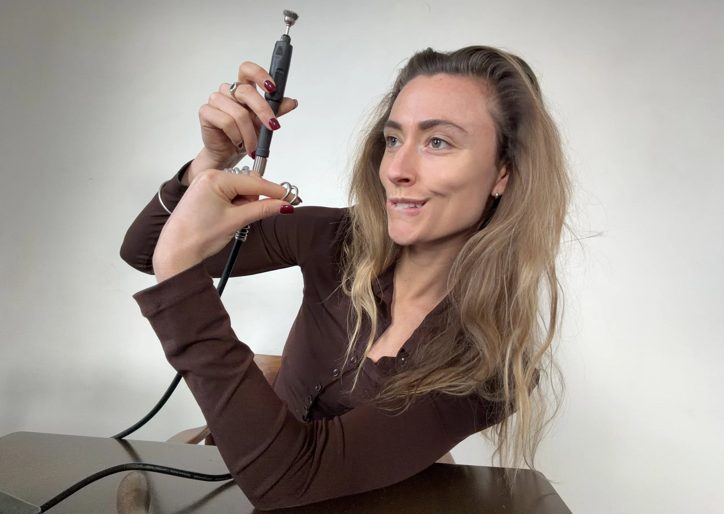 GIRL W HER TOOLS