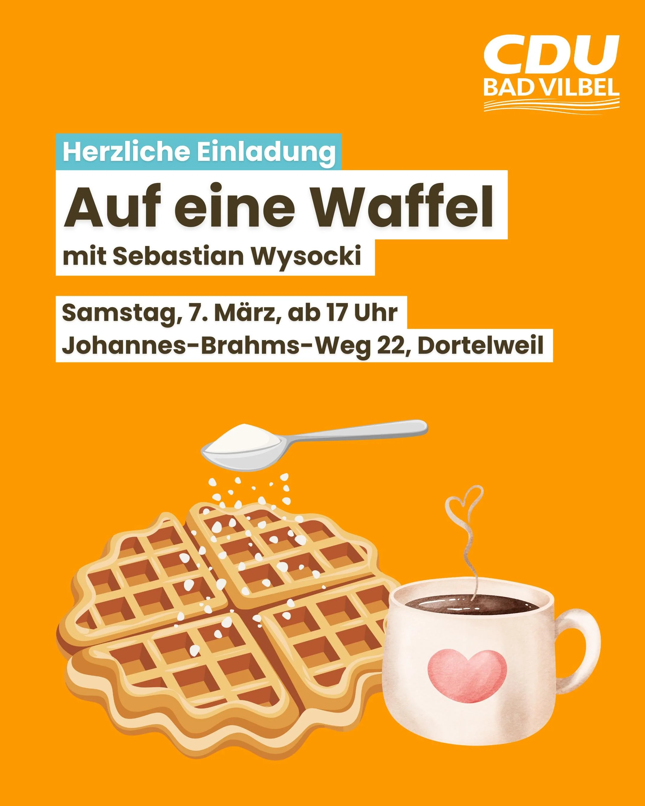„Auf eine Waffel mit Sebastian Wysocki“ 