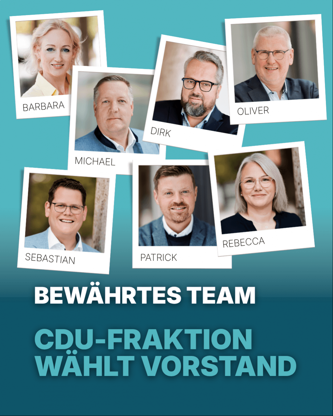 CDU-Kreistagsfraktion komplettiert Fraktionsvorstand