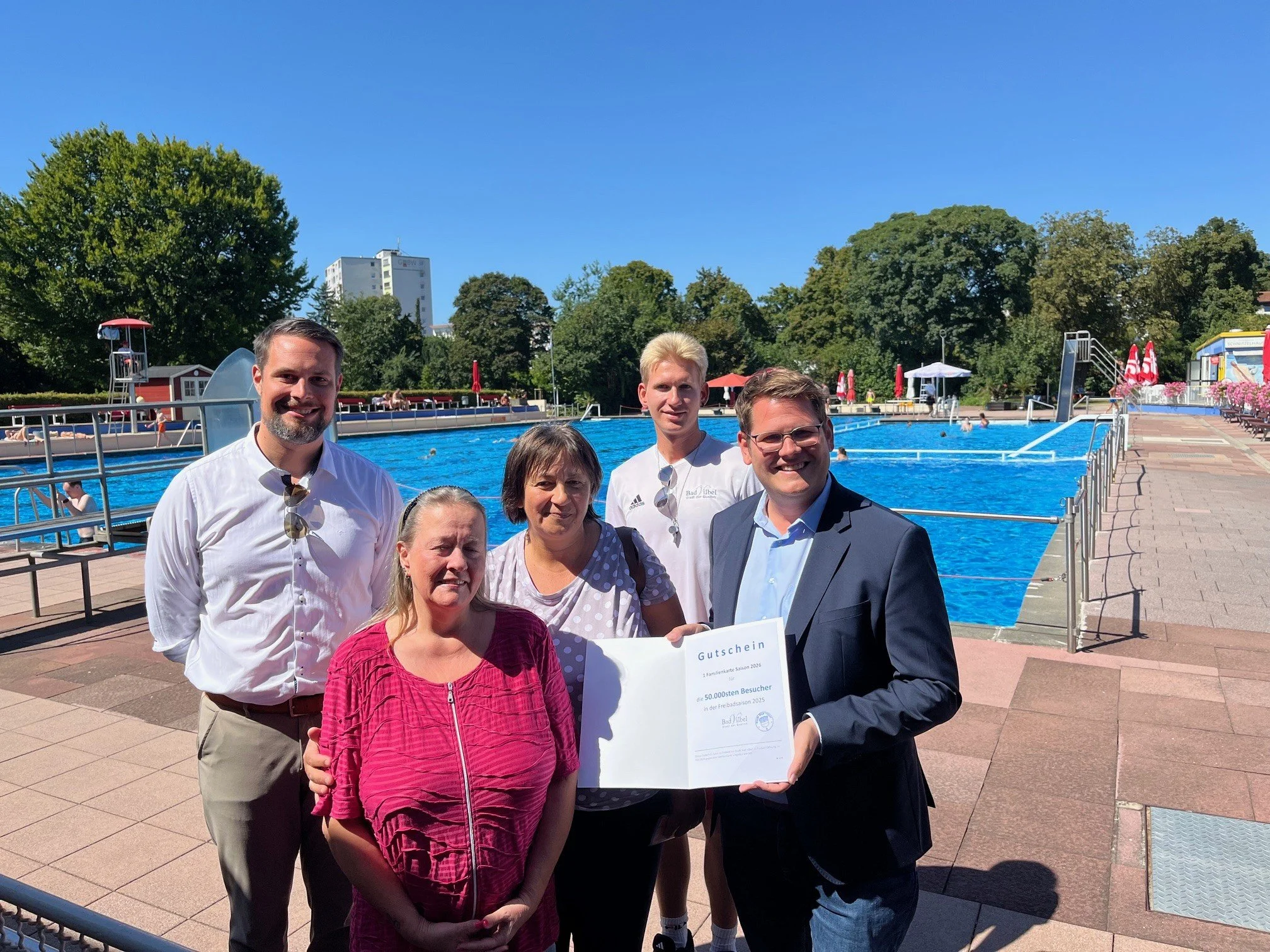 Das Glück, Dauergast im Freibad zu sein