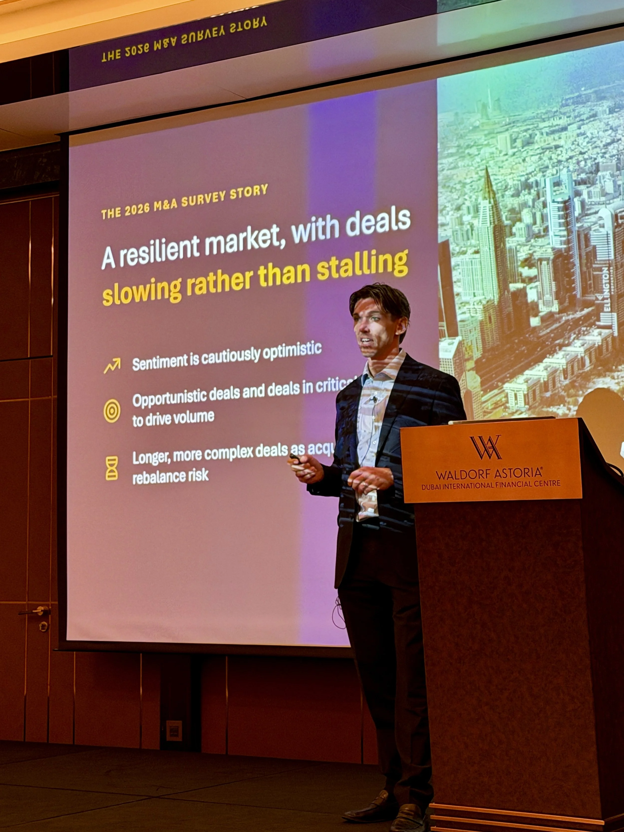 Lumina launches its 2026 Cross-Border M&amp;A Survey at Waldorf Astoria, DIFC event
