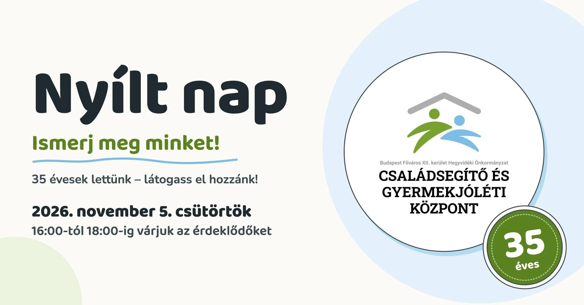 Nyílt napra várunk november 5-én