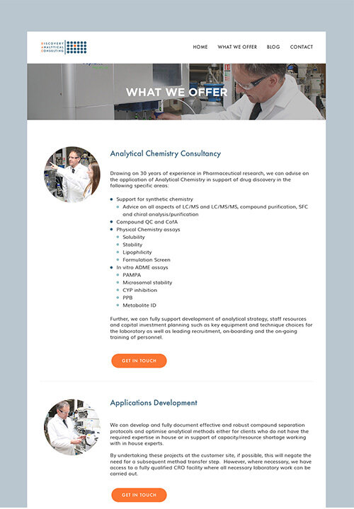 Krishna Solanki Designs - Discovery Analytical Consulting Ltd - Website Design - What We Offer.jpg