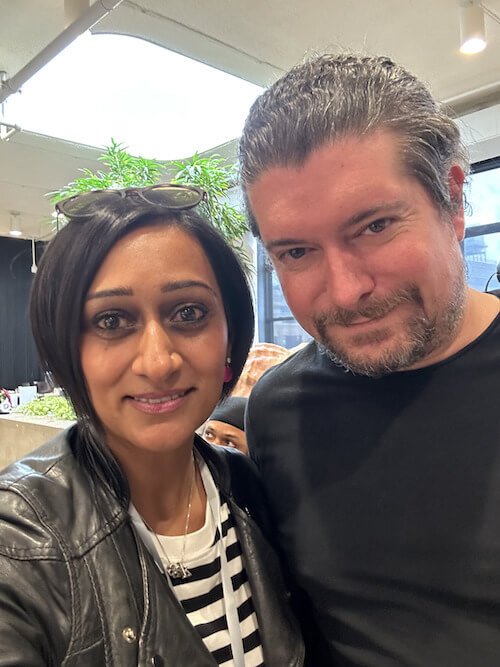 Krishna Solanki and Squarespace CEO and Founder, Anthony Casalena.jpg