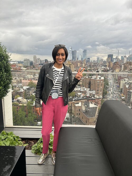 Krishna Solanki on the rooftop at Squarespace HQ in New York City.jpg