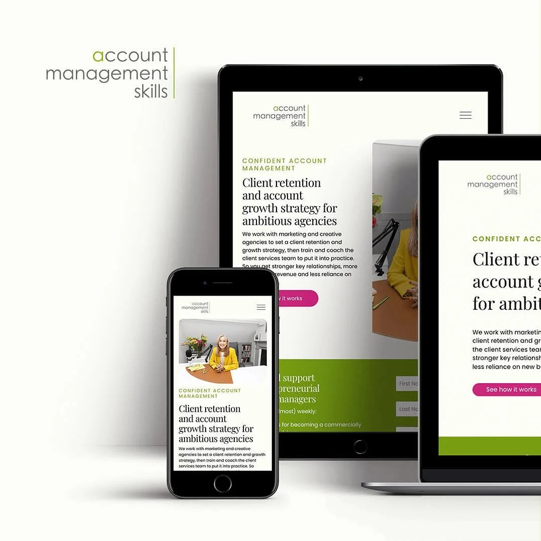 🤩 Account Management Skills - new Squarespace 7.1 website 

I&rsquo;m very chuffed to finally share the new Account Management Skills @squarespace website.

Working with Jenny and Alison was one of those projects where things just clicked. The brief