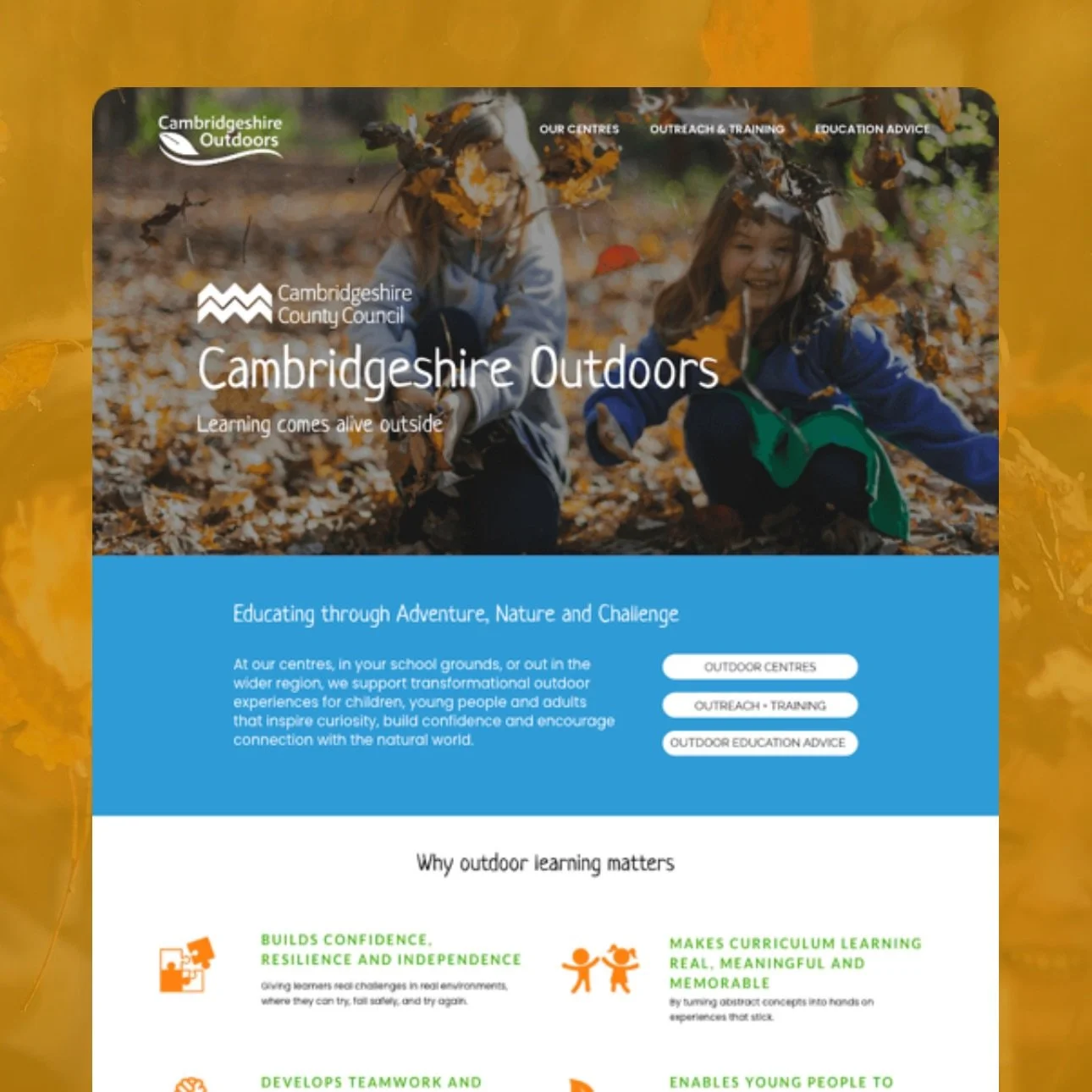 🌳 Three Designer Days - and it&rsquo;s live! Cambridge City Council 🌳

This one feels really good to share 🎉

A few months ago I took on a Designer Day project with Cambridge City Council - helping to bring a single-page @squarespace website to li