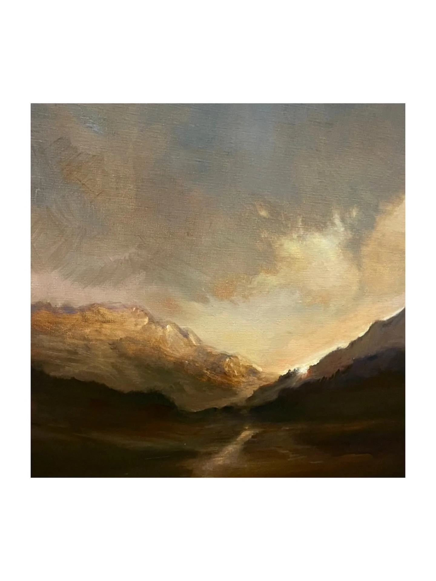 Finishing touches almost complete before vanishing.