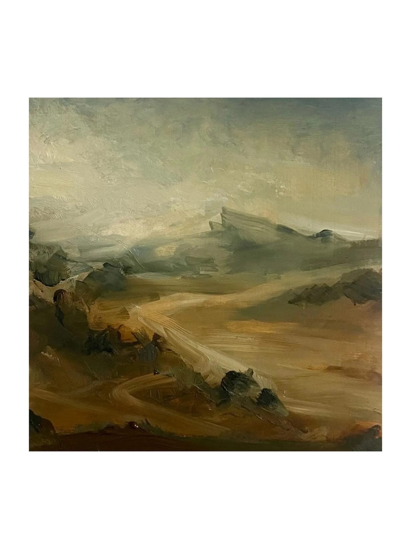 Oil Landscape on wood panel 🌞