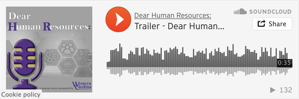 the Dear Human Resources logo and player link