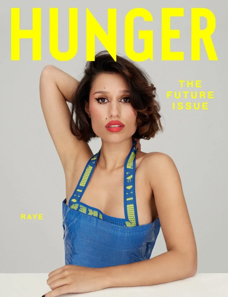 RAYE x HUNGER MAGAZINE COVER