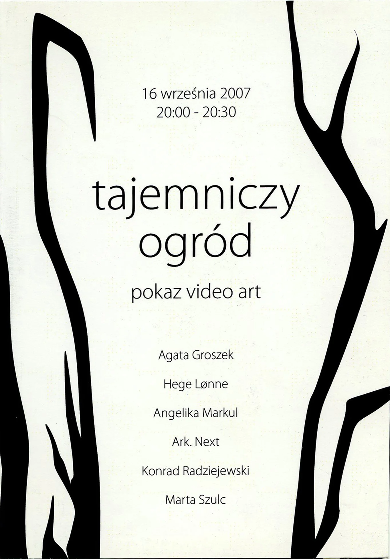 Hege Loenne exhibition (Tajemnicze Ograd / Mysterious Garden, Warsaw, Poland, 2007)