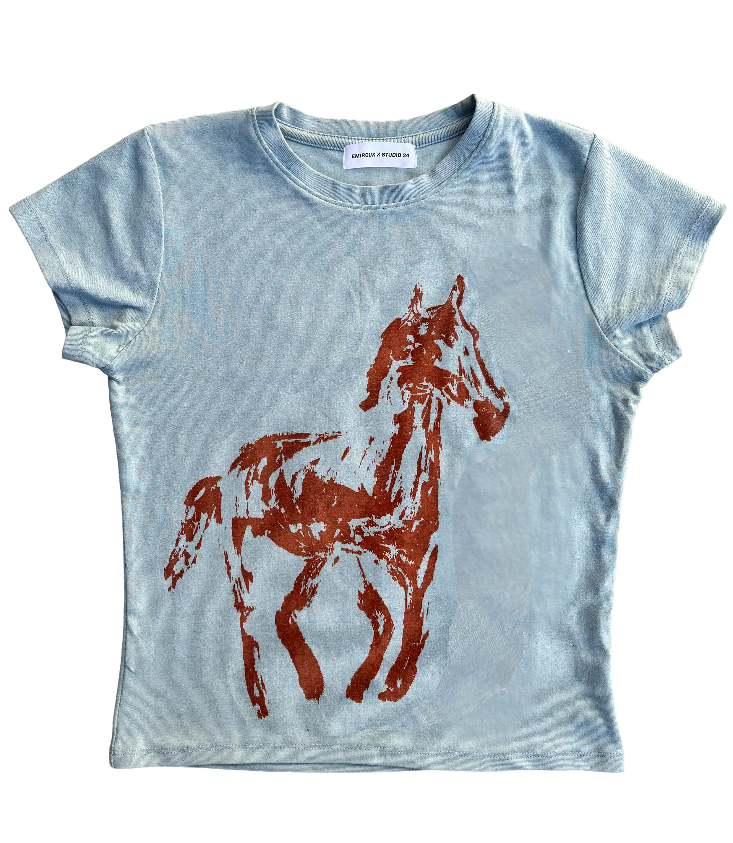 HORSE TEE BLUE