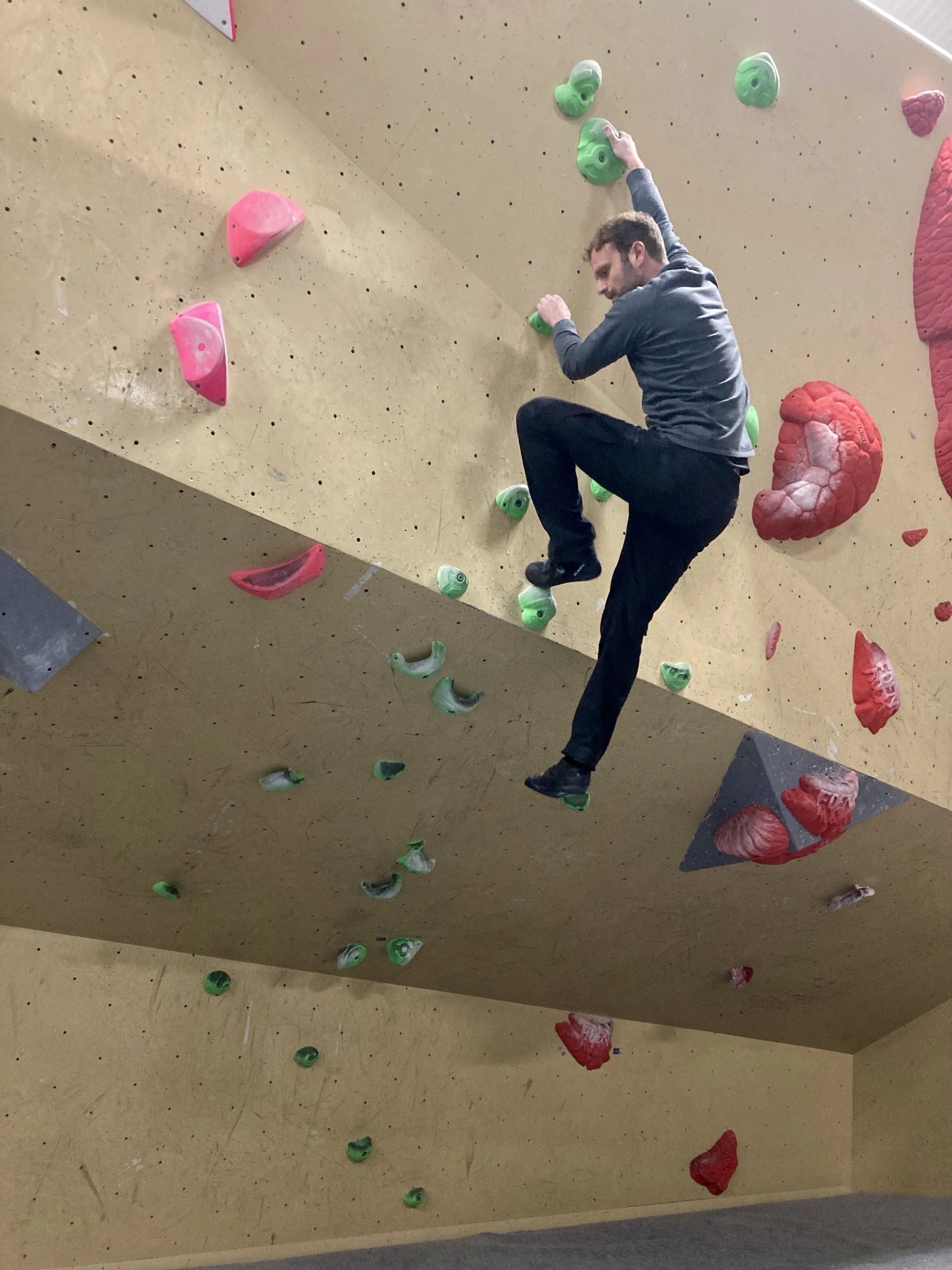 Climbing at Eden Rock Edinburgh — The Long Term Travellers