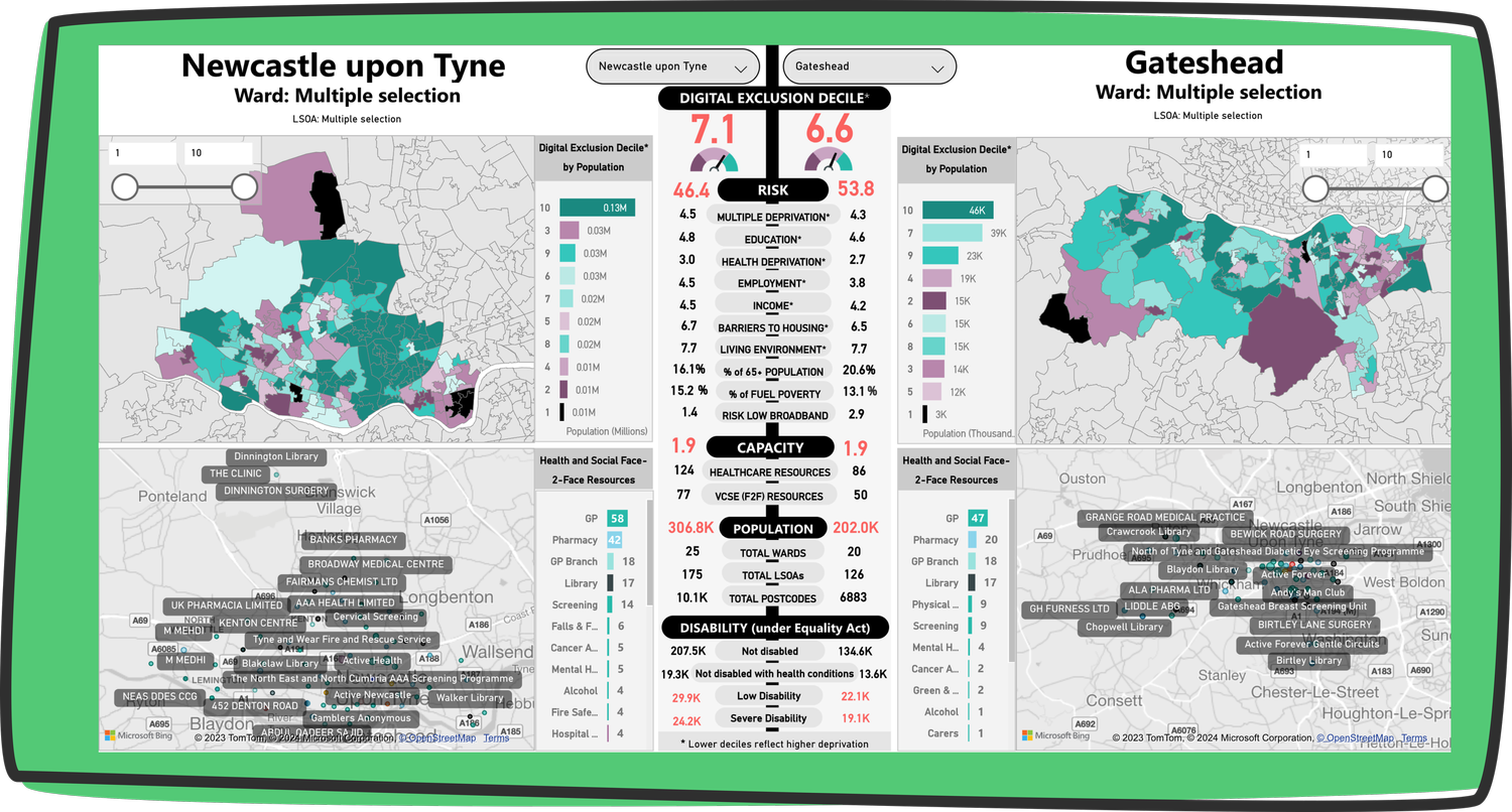 Digital Exclusion Heatmap — Thrive by Design