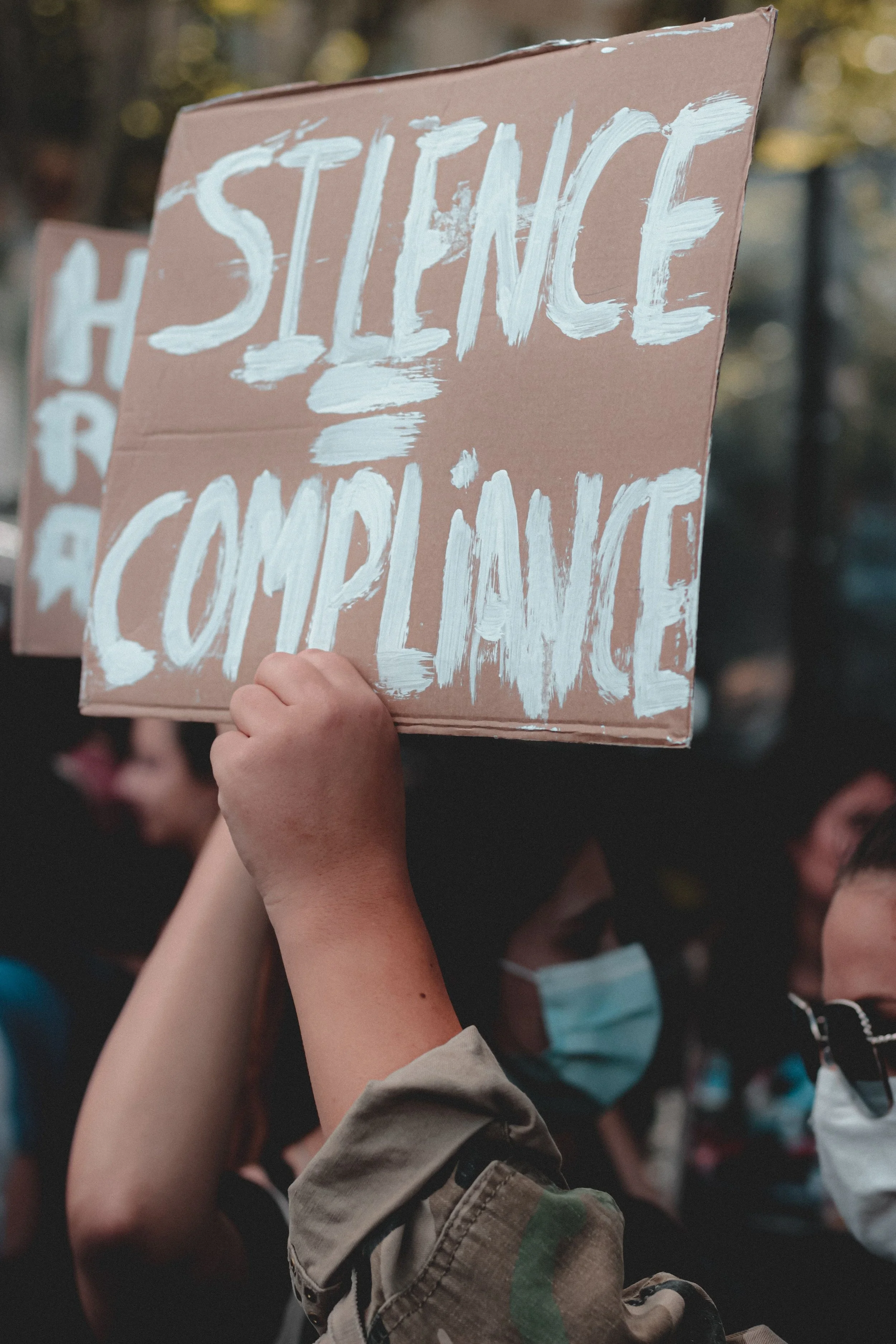 SIlence is compliance sign