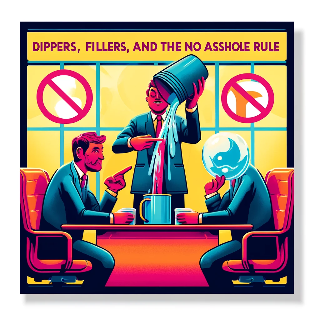 Dippers, Fillers, and the No Asshole Rule